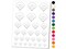 Baseball Softball Field Diamond Aerial View Temporary Tattoo Water Resistant Fake Body Art Set Collection